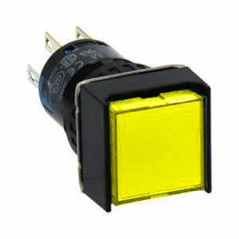 Nút nhấn có đèn, hình vuông IDEC  AL6Q-M14YC