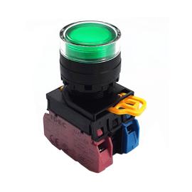 Nút nhấn nhả có đèn IDEC  YW1L-MF2E10Q4G