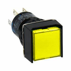 Nút nhấn có đèn, hình vuông IDEC  AL6Q-M14YC